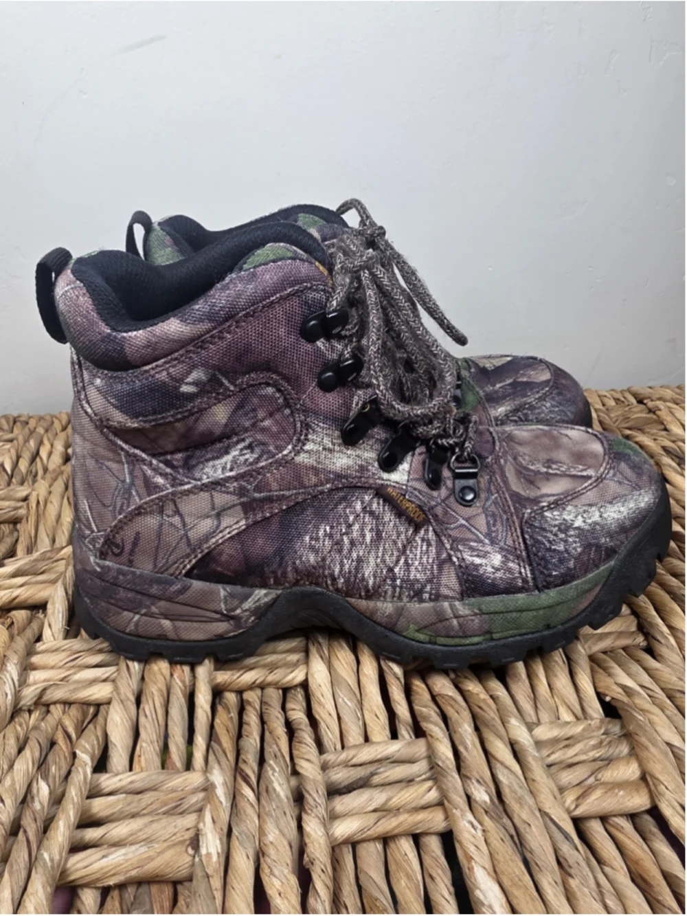 RedHead Kids Cougar Hunting Boots Size 6 True Timber Camo Waterproof Hiking